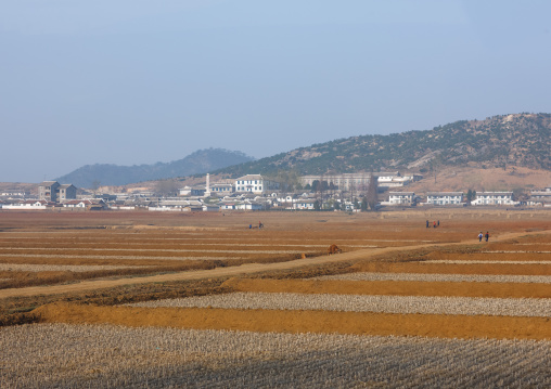Village in the countryside, South Pyongan Province, Nampo, North Korea