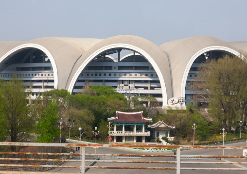 May day stadium entrance, Pyongan Province, Pyongyang, North Korea