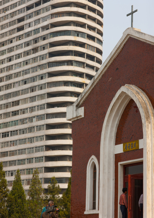 Chilgol protestant church, Pyongan Province, Pyongyang, North Korea
