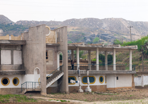 Abandonned playground, North Hwanghae Province, Kaesong, North Korea