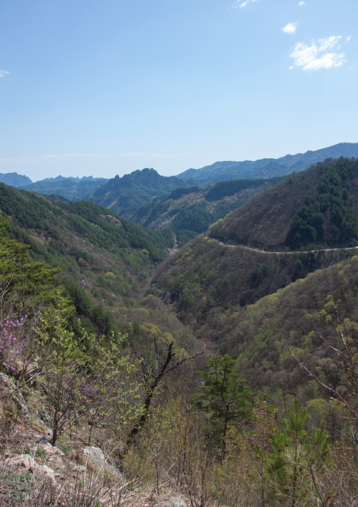 Mountainous landscape, North Hamgyong Province, Jung Pyong Ri, North Korea