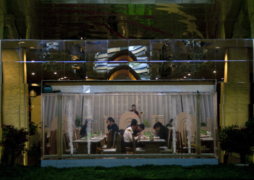 Restaurant of Koryo hotel, Pyongan Province, Pyongyang, North Korea