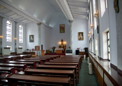 Inside changchung cathedral, Pyongan Province, Pyongyang, North Korea