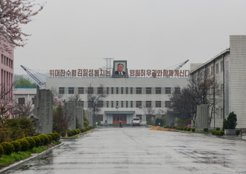 Portraits of Kim il Sung at Mansudae art studio, Pyongan Province, Pyongyang, North Korea