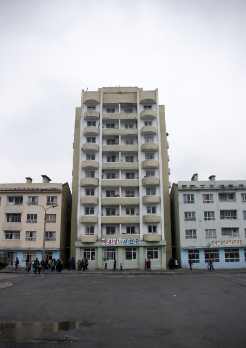 Housing buildings, North Hwanghae Province, Kaesong, North Korea