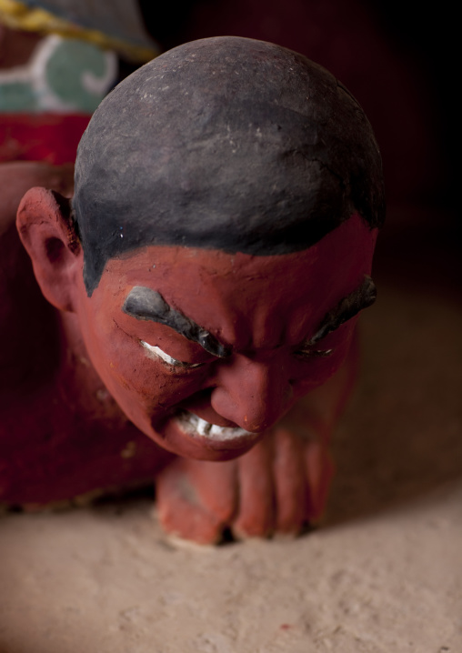 Statue in Pohyon temple, Hyangsan county, Mount Myohyang, North Korea