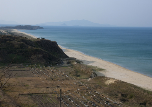 Beach along the coast, Kangwon Province, Wonsan, North Korea