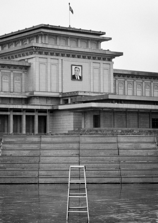 Kumsusan palace of the sun that serves as the mausoleum for Kim Il-sung and Kim Jong-il, Pyongan Province, Pyongyang, North Korea