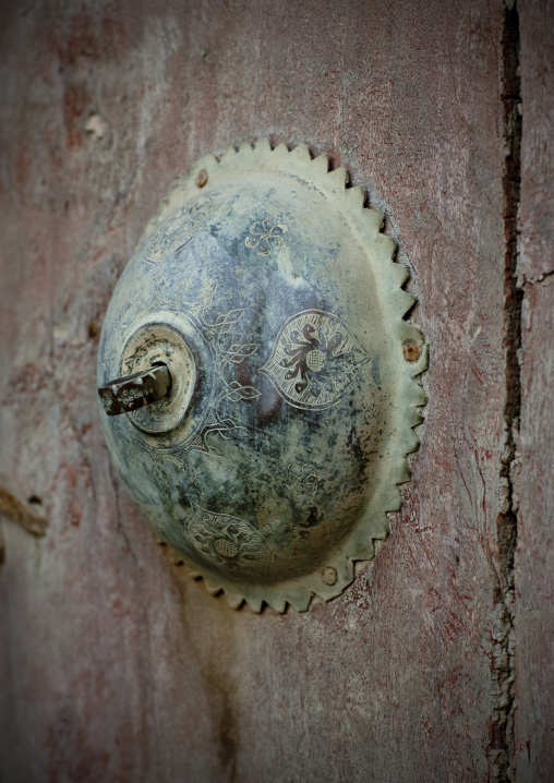 Old Carved Omani Door Bell, Nizwa, Oman