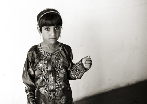 Bedouin Girl Wearing Traditional Cloths, Ibra, Oman