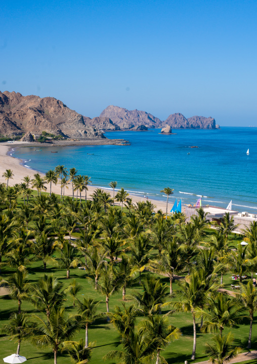 Al bustan palace hotel beach, Governorate of Muscat, Muscat, Oman
