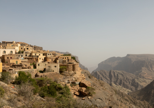 Village in the mountain, Jebel Akhdar, Sayq, Oman