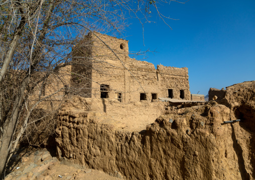 Old abandoned house in a village, Ad Dakhiliyah Region, Al Hamra, Oman