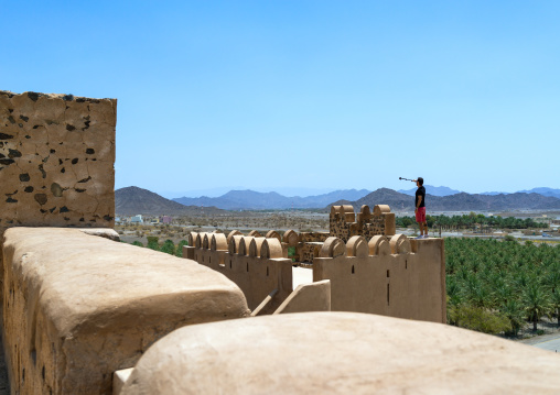Jabrin castle oasis, Ad Dakhiliyah Region, Jabreen, Oman