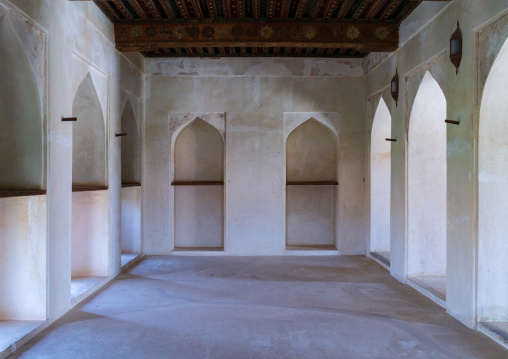Room inside jabrin castle, Ad Dakhiliyah Region, Jabreen, Oman