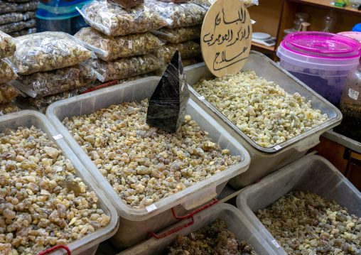 Frankincense for sale in a shop, Dhofar Governorate, Salalah, Oman