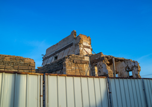The old palace protected by a fence, Dhofar Governorate, Mirbat, Oman