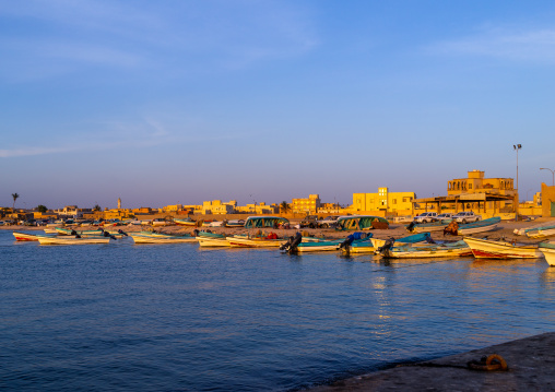 Fishermen boats in the port, Dhofar Governorate, Mirbat, Oman