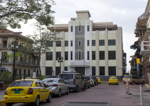 Panama, Province Of Panama, Panama City, Art Deco Architecture In Casco Viejo