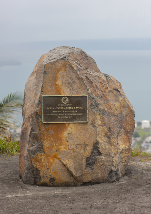 Memorial for the volcanic eruption deads, East New Britain Province, Rabaul, Papua New Guinea