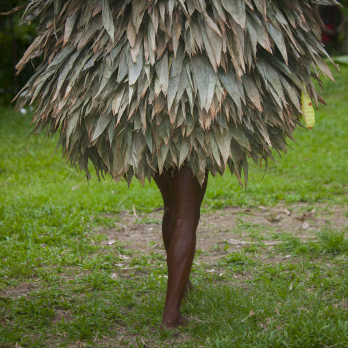 Duk duk during a Tubuan dance, East New Britain Province, Rabaul, Papua New Guinea