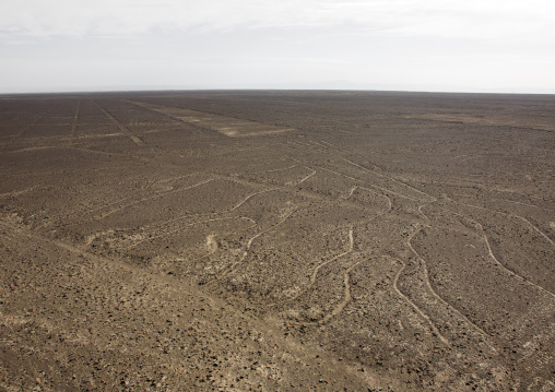 Geometric Shapes In The Desert From The Nazca People, Nazca, Peru