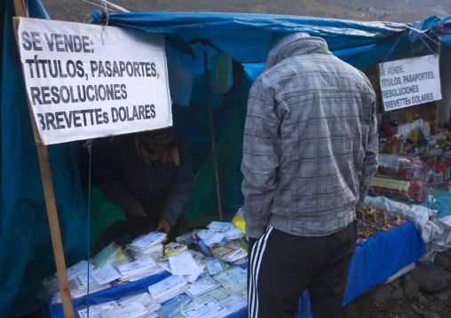 Offerings Sold At Qoyllur Riti Festival, Ocongate Cuzco, Peru