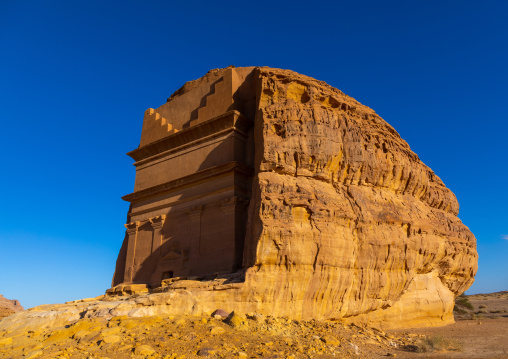 Qasr al-Farid tomb of Lihyan son of Kuza in Madain Saleh, Al Madinah Province, Alula, Saudi Arabia