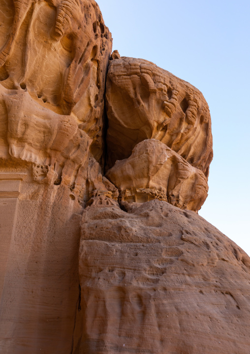 Al-Diwan in jebel Ithlib in al-Hijr archaeological site of Madain Saleh, Al Madinah Province, Alula, Saudi Arabia