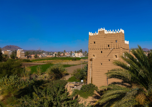 Traditional old multi-storey mud houses, Najran Province, Najran, Saudi Arabia
