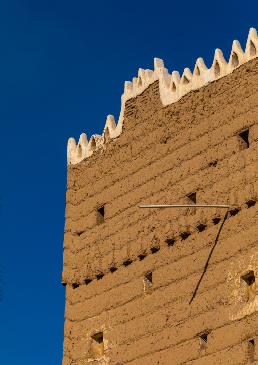 Traditional old multi-storey mud house, Najran Province, Najran, Saudi Arabia