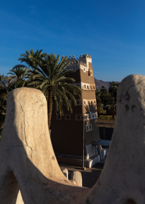 Traditional old mud house, Najran Province, Najran, Saudi Arabia