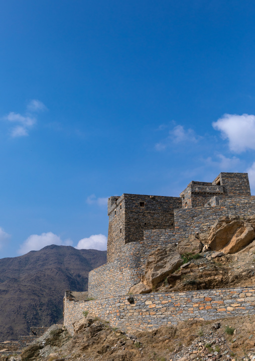 Dhee Ayn marble village, Al-Bahah region, Al Mukhwah, Saudi Arabia