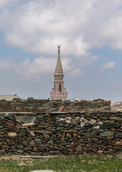 Mosque in al-Namas, Al-Bahah region, Altawlah, Saudi Arabia