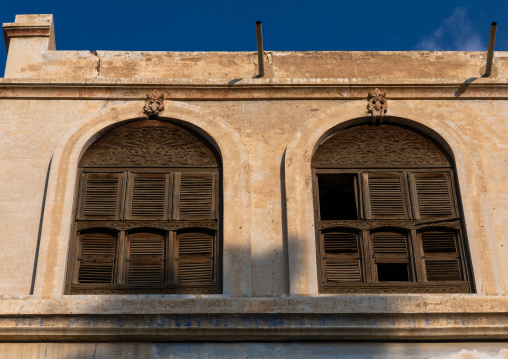 Al Kateb house windows, Mecca province, Taïf, Saudi Arabia
