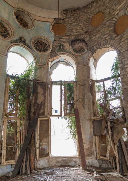 Abandoned Abdullah al-Suleiman palace, Mecca province, Taïf, Saudi Arabia