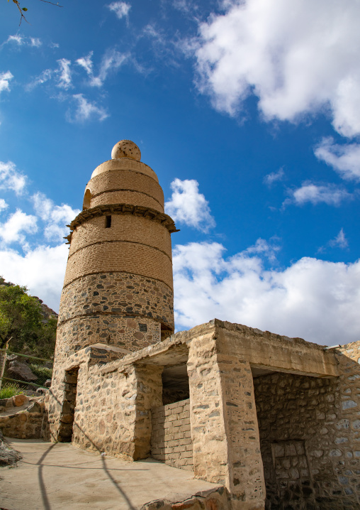 The ottoman Qantara mosque also known as al-Madhoun mosque, Mecca province, Taïf, Saudi Arabia