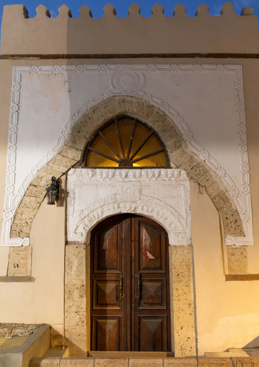 Al Shafi mosque main door, Mecca province, Jeddah, Saudi Arabia