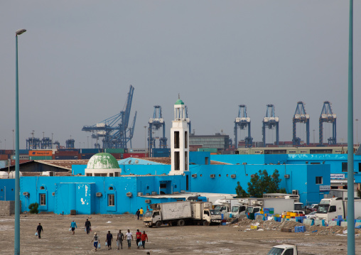 Fish market on the port, Mecca province, Jeddah, Saudi Arabia