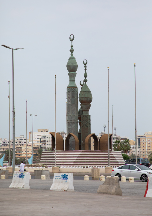 Islamic art in the city, Mecca province, Jeddah, Saudi Arabia