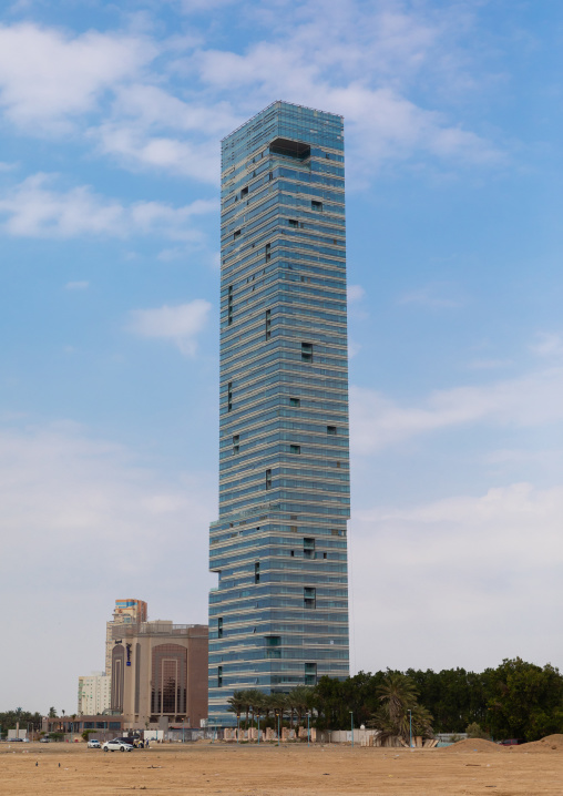 Modern buildings on the corniche, Mecca province, Jeddah, Saudi Arabia