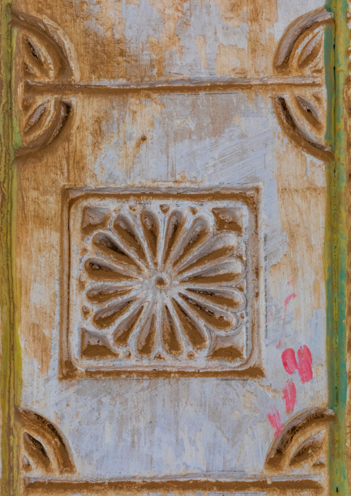 Majlis decoration in an old farasani house, Red Sea, Farasan, Saudi Arabia