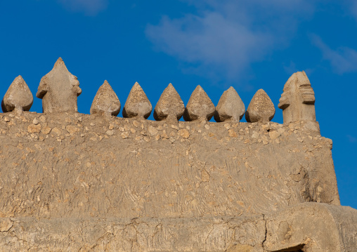 Old farasani house crenels, Red Sea, Farasan, Saudi Arabia