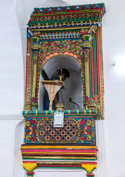 Al nadji mosque preacher place, Red Sea, Farasan, Saudi Arabia
