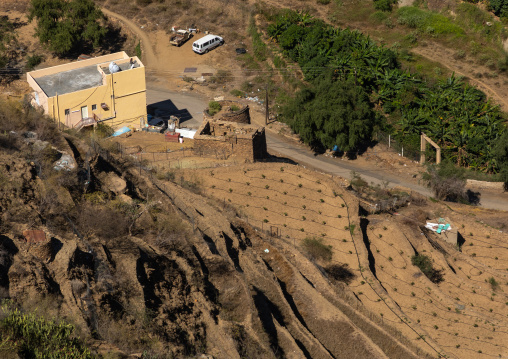 Village in the mountains, Jizan Province, Addayer, Saudi Arabia