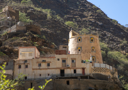 Old village of traditional mud houses, Jizan Province, Addayer, Saudi Arabia