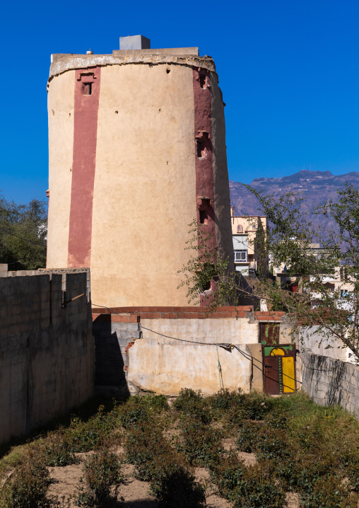 Traditional mud house, Jizan Province, Addayer, Saudi Arabia