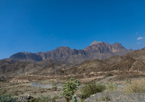 Mountainous landscape, Jizan Province, Arrayth, Saudi Arabia