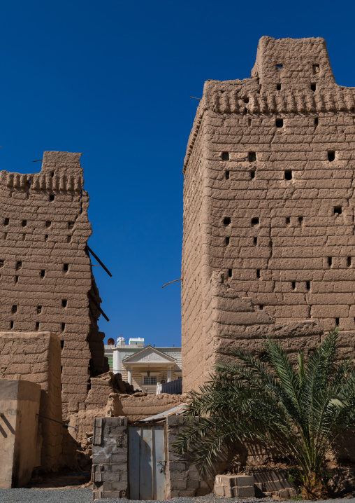 Old village of traditional mud houses, Najran Province, Najran, Saudi Arabia