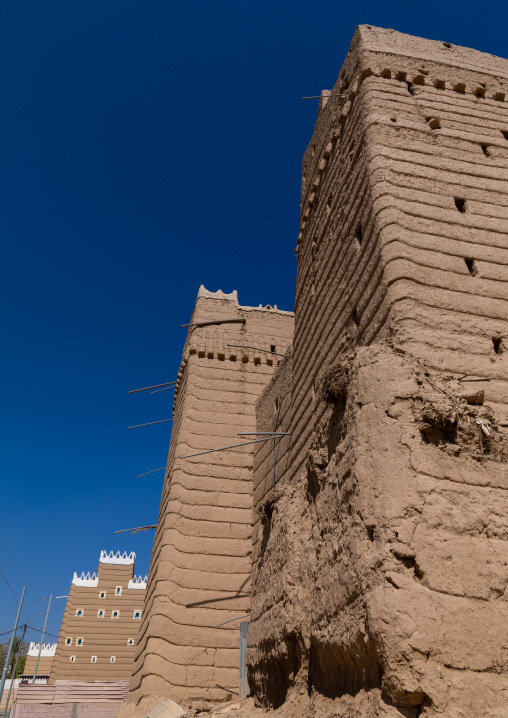 Traditional old mud house, Najran Province, Najran, Saudi Arabia